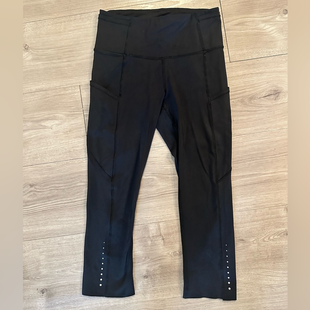 Lulu Lemon Fast and Free crop leggings size 4